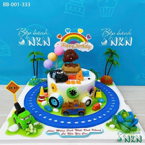  Bánh Sinh Nhật Xe Lửa Cho Bé Tuổi Tuất (BB-001-333) 