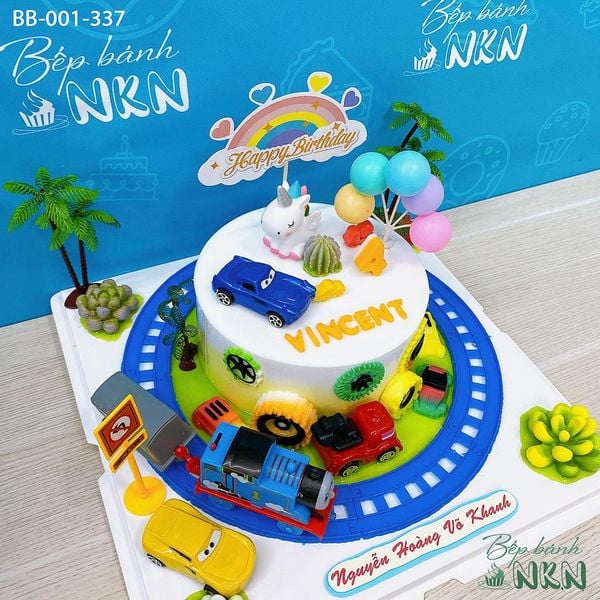  Bánh Sinh Nhật Xe Lửa Cho Bé Tuổi Ngọ (BB-001-337) 