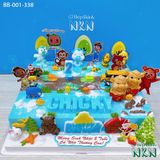  Bánh Sinh Nhật Cocomelon x Ông già Noel (BB-001-338) 