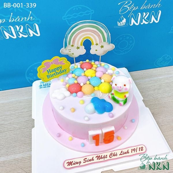  Bánh Sinh Nhật Cho Bé Tuổi Hợi (BB-001-339) 