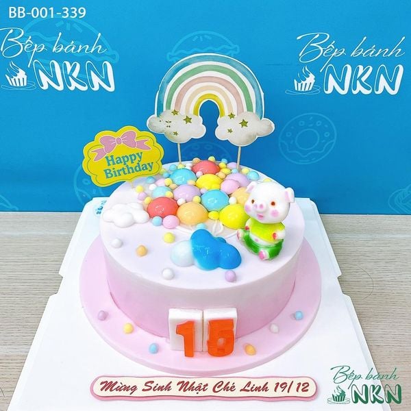  Bánh Sinh Nhật Cho Bé Tuổi Hợi (BB-001-339) 