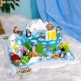  Bánh Sinh Nhật Đảo Băng Chim Cánh Cụt (BB-001-340) 