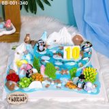  Bánh Sinh Nhật Đảo Băng Chim Cánh Cụt (BB-001-340) 