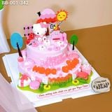  Bánh Sinh Nhật Hello Kitty 2 Tầng (BB-001-342) 
