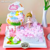  Tháp Bánh Sinh Nhật 2 Tầng Lâu Đài Công Chúa (BB-001-345) 