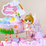  Tháp Bánh Sinh Nhật 2 Tầng Lâu Đài Công Chúa (BB-001-345) 