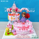  Tháp Bánh Sinh Nhật 2 Tầng Công Chúa Sophia (BB-001-346) 
