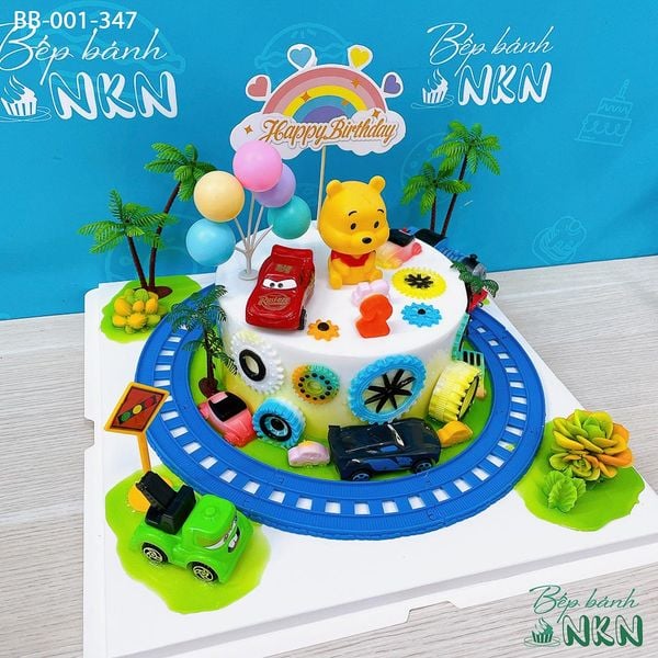  Bánh Sinh Nhật Xe Lửa Gấu Pooh (BB-001-347) 
