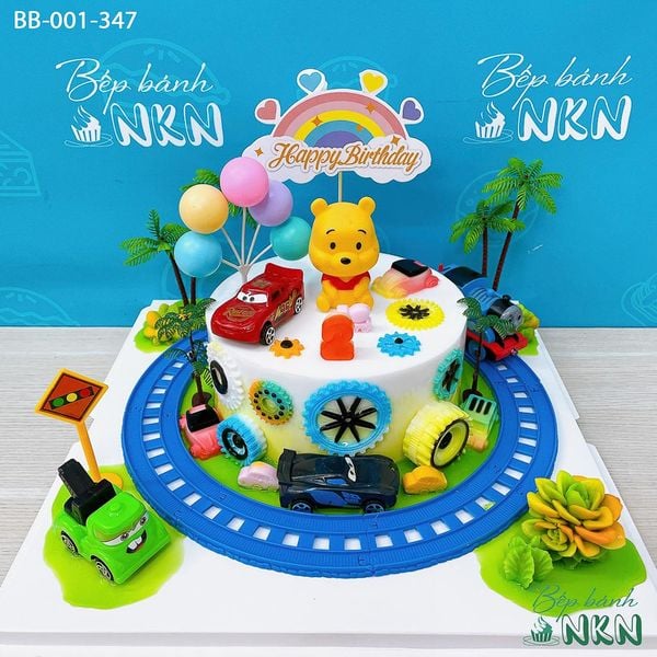  Bánh Sinh Nhật Xe Lửa Gấu Pooh (BB-001-347) 