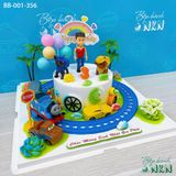  Bánh Sinh Nhật Xe Lửa Chú Chó Cứu Hộ (BB-001-356) 