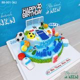  Bánh Sinh Nhật Bóng Đá 2 Tầng (BB-001-362) 