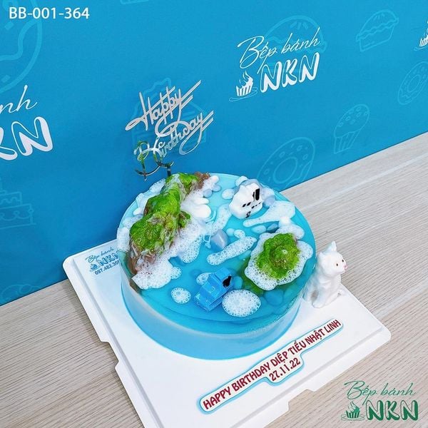  Bánh Sinh Nhật Biển Đảo Cho Bé Tuổi Mẹo (BB-001-364) 