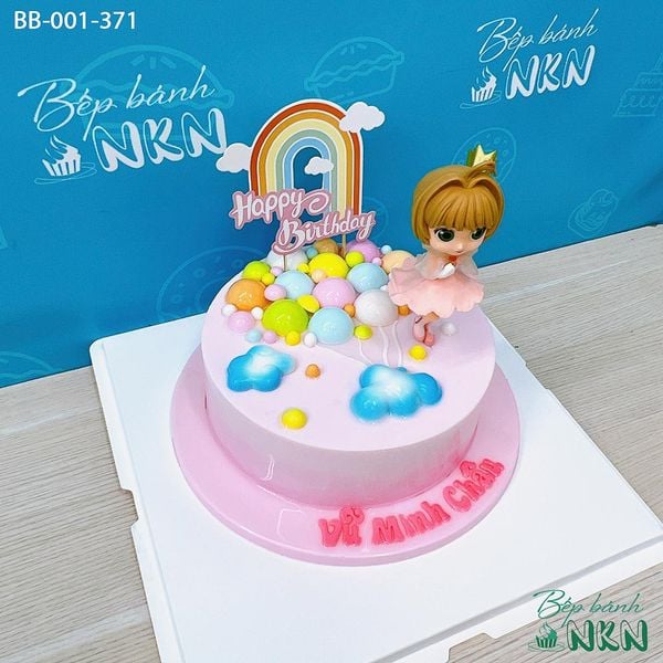  Bánh Sinh Nhật Công Chúa Bong Bóng (BB-001-371) 