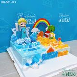  Bánh Sinh Nhật Đôi Công Chúa Elsa - Chú Chó Paw Trol (BB-001-373) 