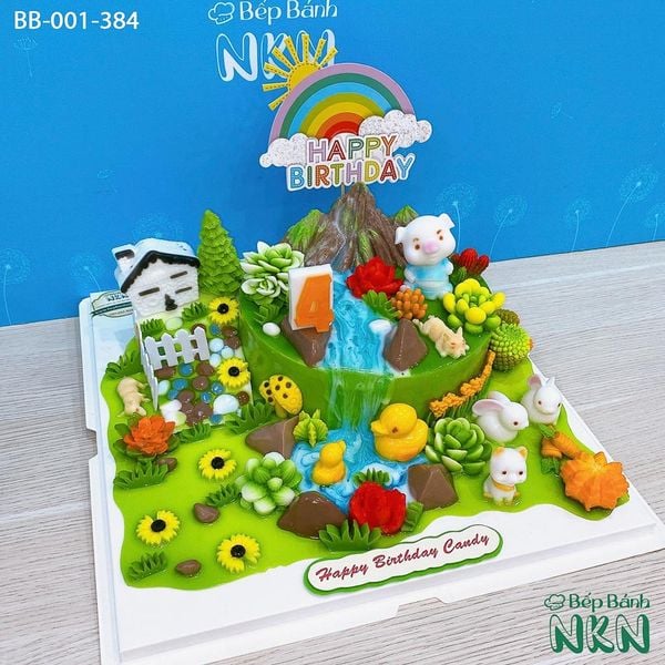  Bánh Sinh Nhật Gia Đình Động Vật (BB-001-384) 