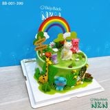  Bánh Sinh Nhật Khu Vườn Của Mèo Mướp (BB-001-390) 