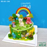  Bánh Sinh Nhật Khu Vườn Của Mèo Mướp (BB-001-390) 