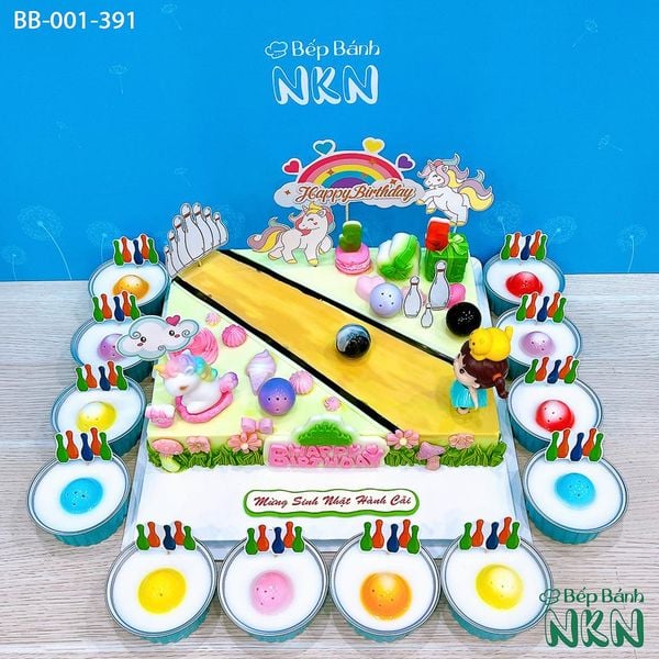  Set Bánh Sinh Nhật Pony Bowling (BB-001-391) 