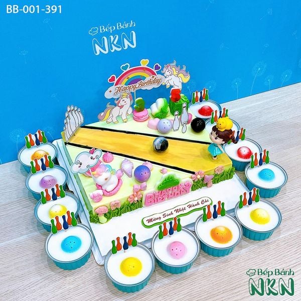  Set Bánh Sinh Nhật Pony Bowling (BB-001-391) 