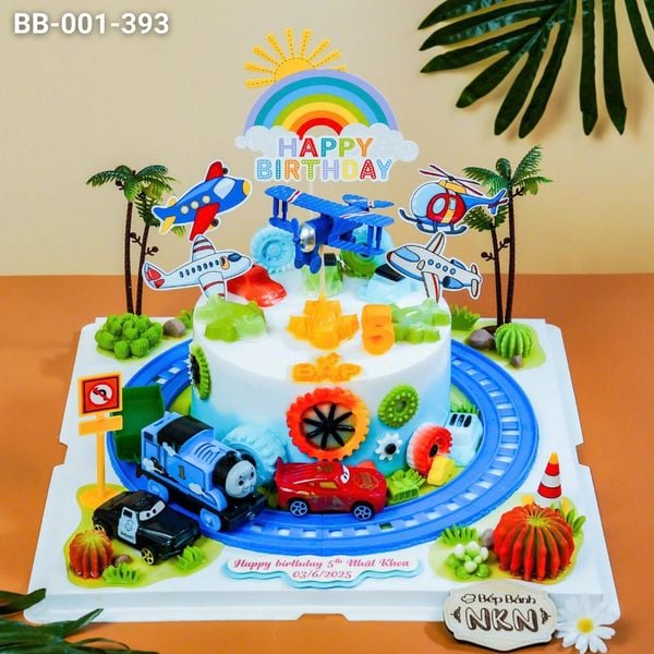  Bánh Sinh Nhật Máy Bay, Xe Lửa Chạy Pin (BB-001-393) 