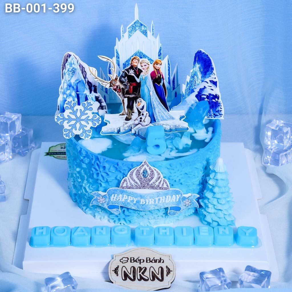  Bánh Sinh Nhật Nữ Hoàng Băng Giá Elsa (BB-001-399) 