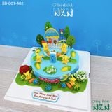  Bánh Sinh Nhật Pikachu Cho Bé (BB-001-402) 