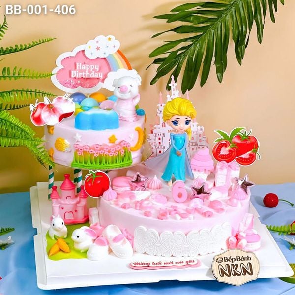  Tháp Bánh Sinh Nhật 2 Tầng Cho Bé Tuổi Dần (BB-001-406) 