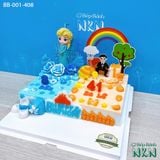  Bánh Sinh Nhật Elsa Đôi Cho Cha Và Con Gái (BB-001-408) 