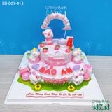  Bánh Sinh Nhật Pony Cho Bé Tuổi Hợi (BB-001-413) 