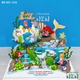  Tháp Bánh Sinh Nhật Nàng Tiên Cá (BB-001-418) 