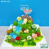  Bánh Sinh Nhật 2 Tầng Cho Bé Tuổi Tuất (BB-001-421) 