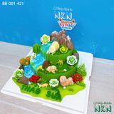  Bánh Sinh Nhật 2 Tầng Cho Bé Tuổi Tuất (BB-001-421) 