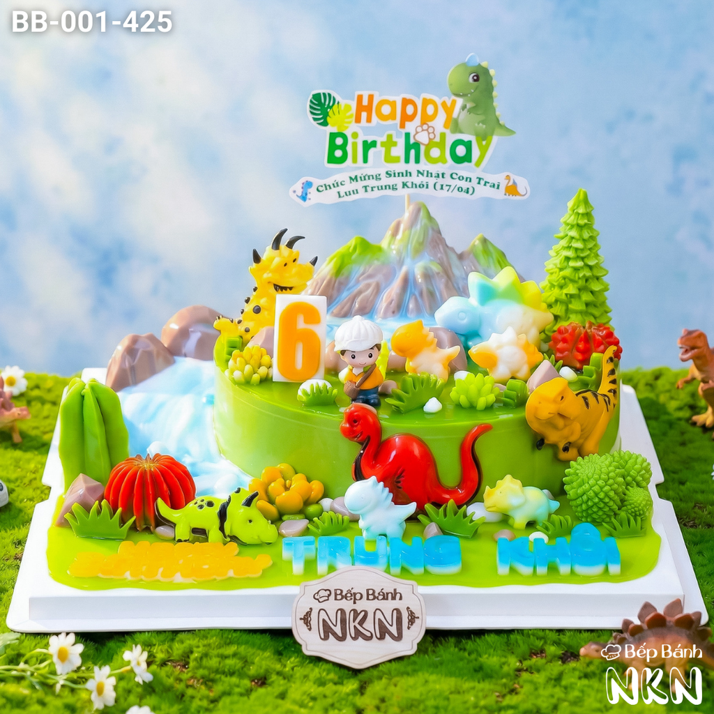  Bánh Sinh Nhật Khủng Long Núi Lửa (BB-001-425) 