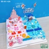  Bánh Sinh Nhật Đôi Kitty x Doraemon (BB-001-428) 