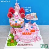 Tháp Bánh Sinh Nhật 2 Tầng Cho Bé Tuổi Hợi (BB-001-434) 