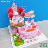  Tháp Bánh Sinh Nhật 2 Tầng Cho Bé Tuổi Hợi (BB-001-434) 
