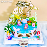  Bánh Sinh Nhật Quốc Đảo Tiên Cá Mini (BB-001-438) 
