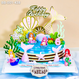  Bánh Sinh Nhật Quốc Đảo Tiên Cá Mini (BB-001-438) 