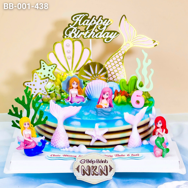  Bánh Sinh Nhật Quốc Đảo Tiên Cá Mini (BB-001-438) 