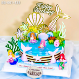  Bánh Sinh Nhật Quốc Đảo Tiên Cá Mini (BB-001-438) 