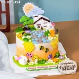  Bánh Sinh Nhật Cho Bé Mẫu Khu Vườn Của Thỏ (BB-001-454) 