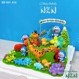  Bánh Sinh Nhật Doramon Du Hành Về Thời Kỳ Khủng Long Tiền Sử (BB-001-456) 