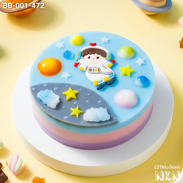  Bánh Sinh Nhật Phi Hành Gia Du Hành Vũ Trụ (BB-001-472) 