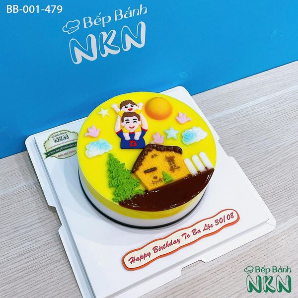  Bánh Sinh Nhật Cha Và Con (BB-001-479) 