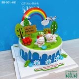  Bánh Sinh Nhật Khu Vườn Của Mèo Thần Tài (BB-001-481) 