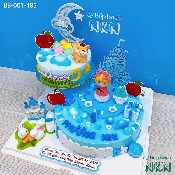  Tháp Bánh Sinh Nhật 2 Tầng Cho Bé Tuổi Dần (BB-001-485) 