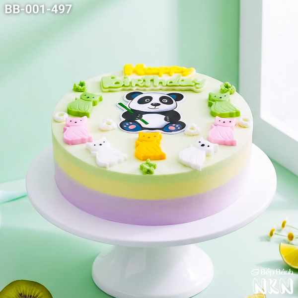 Bánh Sinh Nhật Gấu Trúc (BB-001-497) 