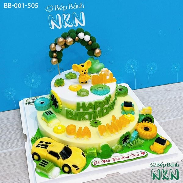 Bánh Sinh Nhật 2 Tầng Cho Bé Tuổi Tý (BB-001-505) 