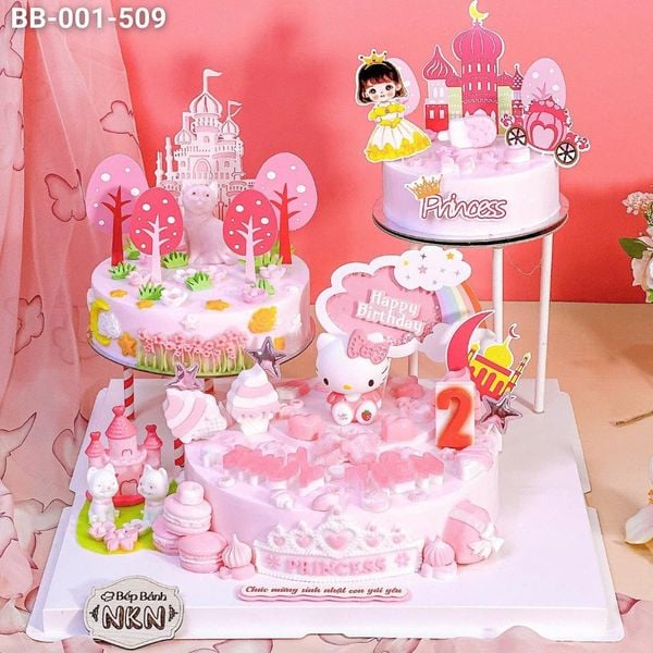  Tháp Bánh Sinh Nhật 3 Tầng Cho Bé (BB-001-509) 