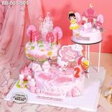 Tháp Bánh Sinh Nhật 3 Tầng Cho Bé (BB-001-509) 